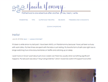 Tablet Screenshot of manilamommy.com